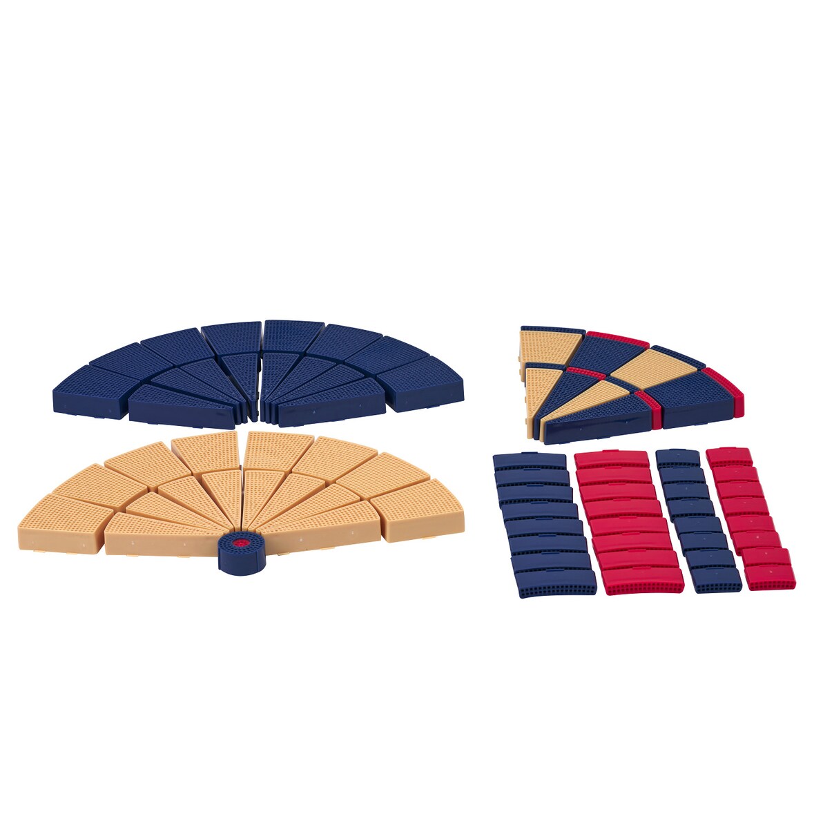 Kings Dart Dart-Segmente-Set "Cabinett Profi", Blau-Rot