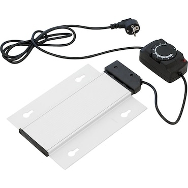 Resistencia eléctrica con mando a distancia, 0,7 kW, 250 x 200 mm (ancho x profundidad)