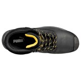 thumbnail of Puma Borneo Black Mid S3 CI HI HRO SRC Sicherheitschuhe Arbeitsschuhe Bauschuhe hoch Schwarz-Größe-46 EU