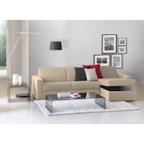 thumbnail of Dmora Divano fisso Nicoletta, Divano ad angolo, 100% Made in Italy, Sofà Soggiorno, con Penisola contenitore reversibile, Cm 280x95h90, Beige