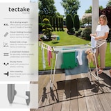 thumbnail of tectake Séchoir à linge LIFE pliable de 1,8 m  Blanc