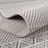 thumbnail of Küchenteppich Tropisch Robust Waschbar Strapazierfähig Terrasse Garten Grau 80x150 cm OEKO-TEX Schadstoffgeprüft – VENTOUX von Kadima Design