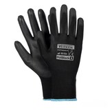 thumbnail of 60 Paar Montagehandschuhe Arbeitshandschuhe Polyester Polyurethan M-8 schwarz