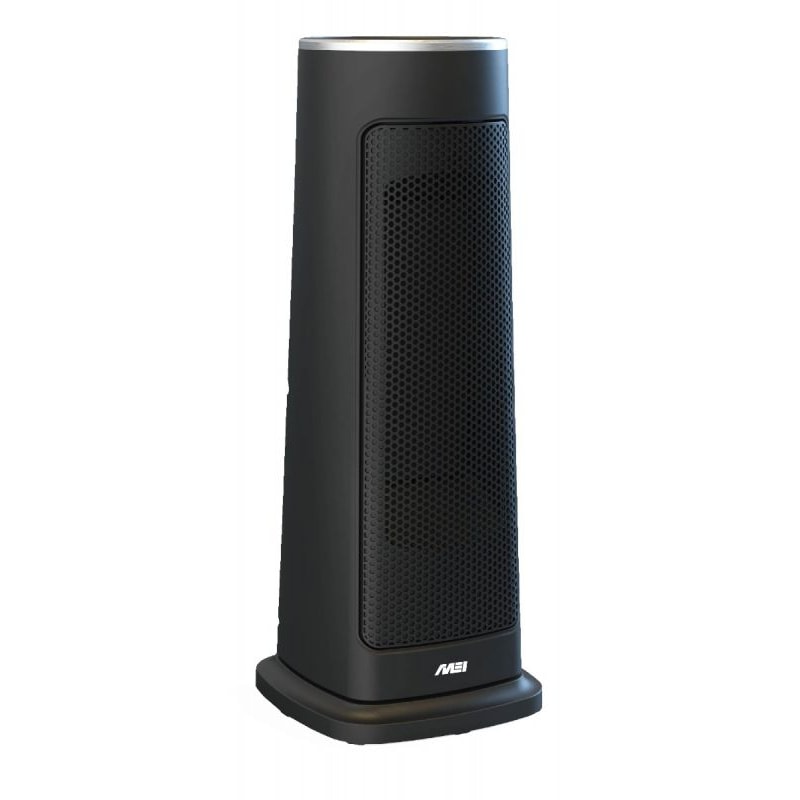 Aquecedor Cerâmico 2000 W MEI PTC 4015, 2 funções, temp. ajustável 15º-40ºC, temp. 12h, seg. contra sobreaquecimento, visor LED, 2000W, preto