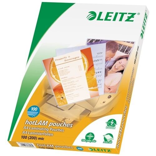 Leitz Laminierfolie 33826 DIN A4 100mic 100 St./Pack.