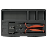 thumbnail of TOOLCRAFT 2-i-1 818644 Crimpzange Isolierte Flachstecker, Kabelschuhe, Stoßverbinder