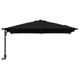 thumbnail of Helloshop26 - Moderner neigbarer Gartenschirm 248,5 x 247,5 x 160 cm für die praktische Terrasse aus schwarzem Polyester 02_0058640