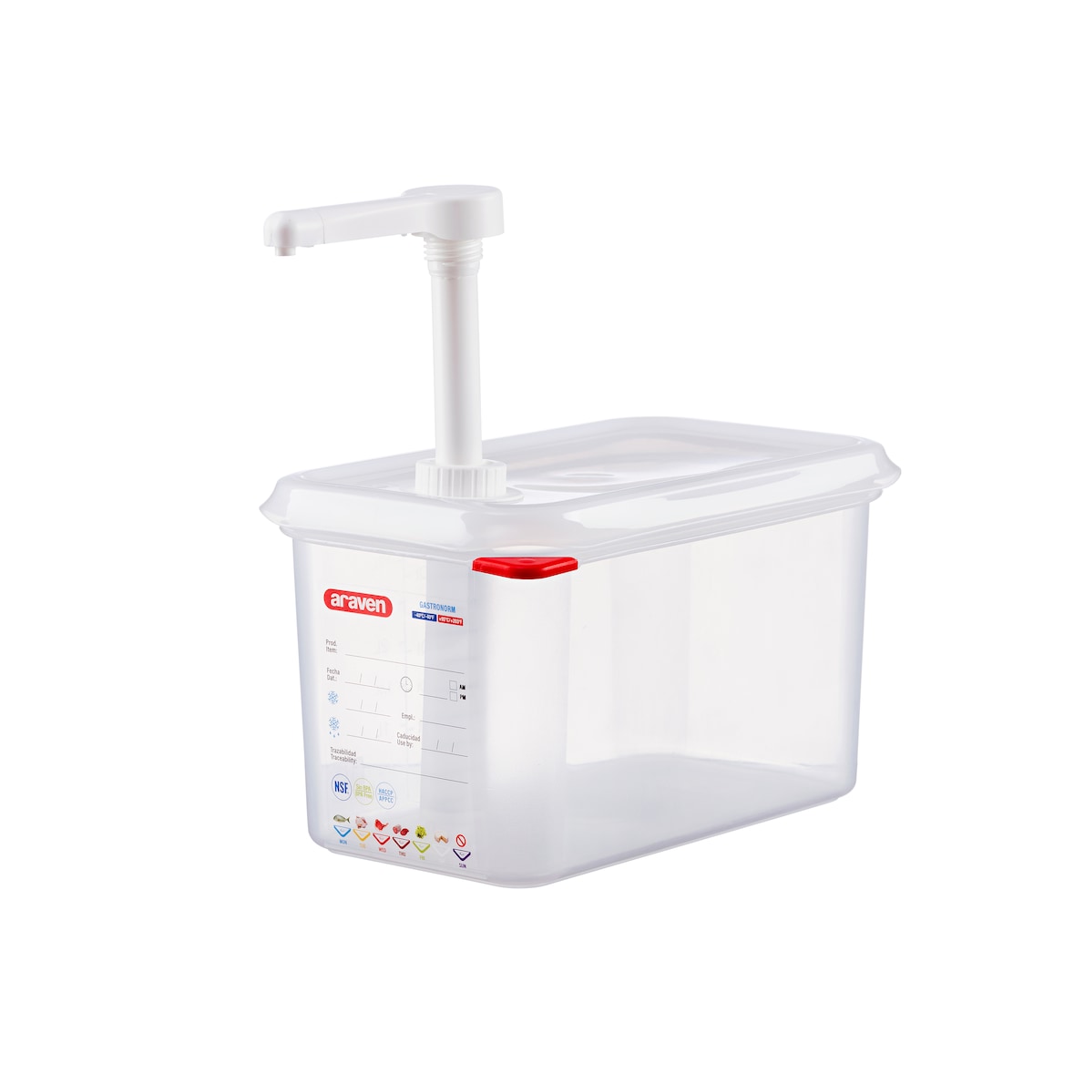 Araven Sauce Dispenser Gn 1/4 Transparent