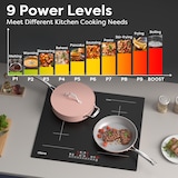 thumbnail of CIARRA Placa de inducción Flex de 60 cm Placas de cocción Placa de inducción integrada de 4 zonas BOOST 2 zonas flexibles VM4BFFBIH