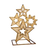 thumbnail of METRO PROFESSIONAL LED-Sternen Figur, Aluminium, 138 x 20 x 180 cm, 1275 LEDs, 80 W, warm- und kaltweiß