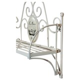 thumbnail of Mensola a muro "Le Bain" in ferro battuto finitura Shabby 55,5x19x43 cm Accessorio bagno