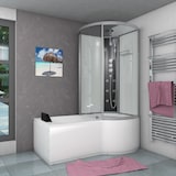 thumbnail of Kombination Badewanne Dusche K50-L02-EC Duschtempel 170x100 cm