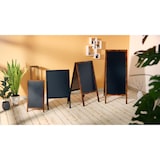 thumbnail of ALLboards Kundenstopper, SCHWARZ, Aufsteller mit Kreidefläche, einseitig 78×44 cm, Werbeaufsteller