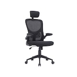 thumbnail of Cadeira Ergonomica Q-Connect Palermo Malha Base Nylon Alt Max 1300 Mm Larg 610 Mm Prof 600 Mm Rodas Premium Cor Preto