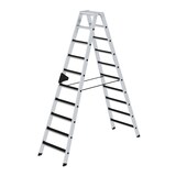 thumbnail of PROREGAL Stufen-Stehleiter beidseitig begehbar mit clip-step 2x10 Stufen