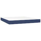 thumbnail of vidaXL Boxspringbett mit Matratze & LED Blau 160x200 cm Stoff