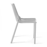 thumbnail of Set van 4 witte plastic stoelen - Oviala