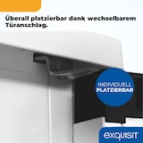 thumbnail of Exquisit Gefrierschrank GS581-051C weiss | Nutzinhalt: 85 L | 4-Sterne-Gefrieren | Türanschlag wechselbar | Standgerät