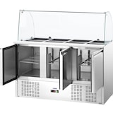 thumbnail of Royal Catering Bajomostrador refrigerado - con cubierta de vidrio -  - 368 L - para 8 contenedores GN - 137 x 137 cm
