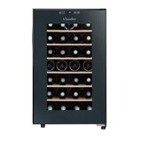 thumbnail of LA SOMMELIERE Cantinetta economica per il servizio con porta vetro full glass antracite. Silenziosa, temperatura tra 11° e 18°C. Altezza 74cm