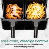 thumbnail of Emerio Doppel-Heißluftfritteuse 2600 W – 2×3,6 L Dual-Zone-Funktion – digitales Display – Timer – Sync-Funktion – AF-130376.1 - Airfryer