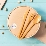 thumbnail of BIOZOYG Pappdeckel Suppenbecher 50 Stück Ø 185 mm Braun  Suppenterrine mit Deckel Beschichtet Einweg  Kartondeckel Membrandeckel mit Luftlöchern