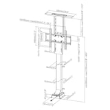 thumbnail of KIMEX - Support ascenseur motorisé pour écran TV 32''- 48''