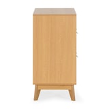 thumbnail of Commode Oporto 2 tiroirs 1 étagère effet Chêne