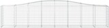 thumbnail of vidaXL Gabionen mit Hochbogen 8 Stk. 400x50x80/100cm Verzinktes Eisen