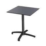 thumbnail of Table de bistrot - Pliable - Plateau carré - 70x70 cm - Noir/Noir - X-cross - Veba
