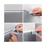 thumbnail of Paulmann LumiTiles Profilé extrudé de strip LED Top 2m Alu anodisé#Satiné 78405