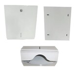 thumbnail of Falthandtuchspender Universal, Metall weiß, für ca. 750 Blatt #90960