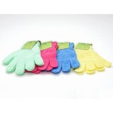thumbnail of 2er Massagehandschuh aus 100% Polyester, Peeling-Effekt für Körper & Haut, zufällige Farbe