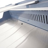 thumbnail of Romux® Kühltheke für Feinkost mit Niedrigem Gebogenem Glas Schwarz 350 Liter Umluftkühlung 150 cm | Professionelle Kühlvitrinen