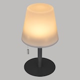 thumbnail of Lampe d'extérieur LED rechargeable USB base acier Gris Foncé D 16 x H 30 cm