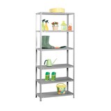 thumbnail of SimonRack Metallregal mit Schrauben 2000x1000x300 mm, 6 Böden, 100 kg Biegepunkt, Grau - Comfort