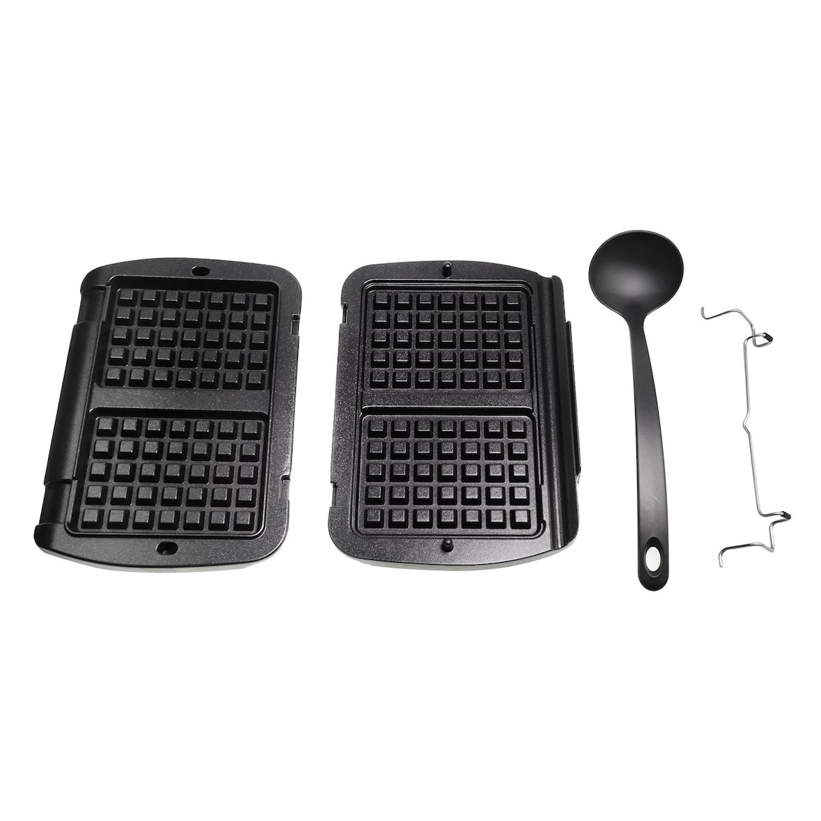 Tefal XA724810 Waffelplatten + Schöpfkelle für Optigrill, Kontaktgrill