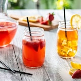 thumbnail of DeinPack 1000 Mehrweg-Trinkhalme aus Kunststoff - Ø8mm Länge 240mm - Nachhaltig & Wiederverwendbar - Ideal für Cocktails & Drinks