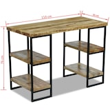 thumbnail of Scrivania Da Ufficio In Legno Di Mango 110x50x76 cm