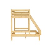 thumbnail of Doppel-Etagenbett 140x200 und 90x200 Erwachsenen-Stockbett Kiefer Massivholz natur V-60.18-09-14 Rollrost inkl.
