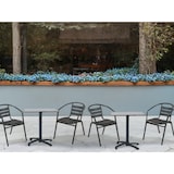 thumbnail of METRO PROFESSIONAL Table pliante MASSINI, aluminium, 60 x 60 cm, plateau de table HPL, pieds de nivellement réglables automatiquement, noir