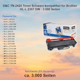 thumbnail of D&C TN-2420 Toner Schwarz kompatibel für Brother HL-L 2357 DW - 3.000 Seiten
