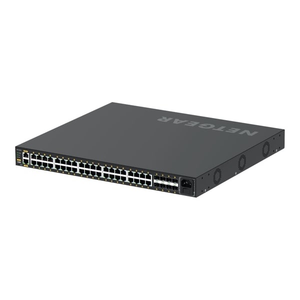NETGEAR GSM4248P-100EUS Netzwerk-Switch Managed L2/L3/L4 Gigabit Ethernet (10/100/1000) Power over Ethernet (PoE) Schwarz