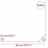 thumbnail of vidaXL Plane 650g / m² Orange 5 x 8 m Canvas mit PVC-Beschichtung