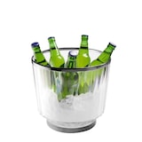 thumbnail of Wijn-/champagnekoeler -AUREO-, Ø 28 cm, H 25 cm, 10 L, polycarbonaat, gunmetal-look