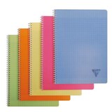 thumbnail of Lot de 10 Cahier Linicolor Fresh A4, 100p./50 feuilles 90 g/m² reliure intégrale, couv. polypro assortis, Séyès