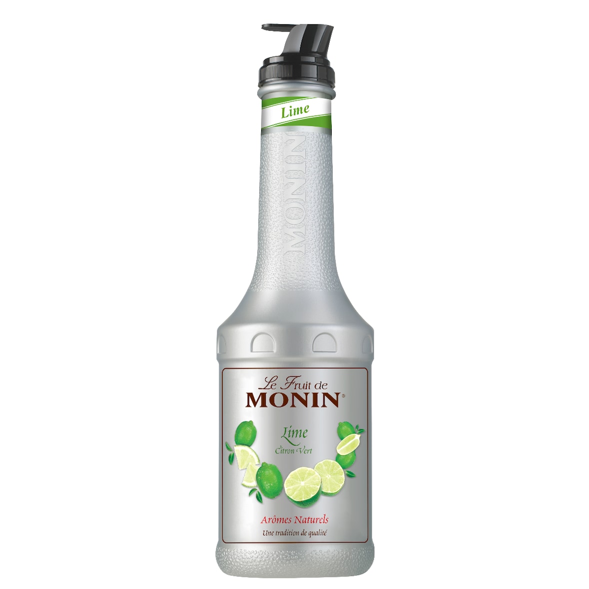 MONIN - Le Fruit Citron Vert 1L pour cocktails, culinaire, dessert drinks ou thés glacés