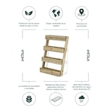 thumbnail of HORTALIA Jardinera vertical Stand Line Floor 4B en madera tratada para exterior
