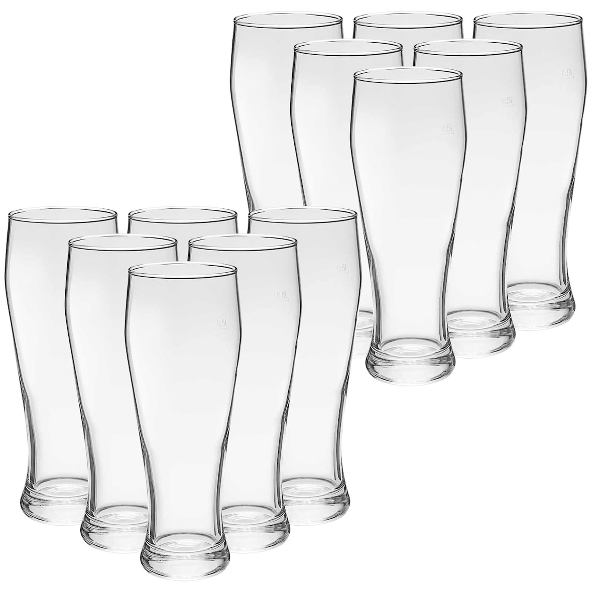 Van Well Bavaria Weizenbierglas 0,5 l geeicht 12er Set