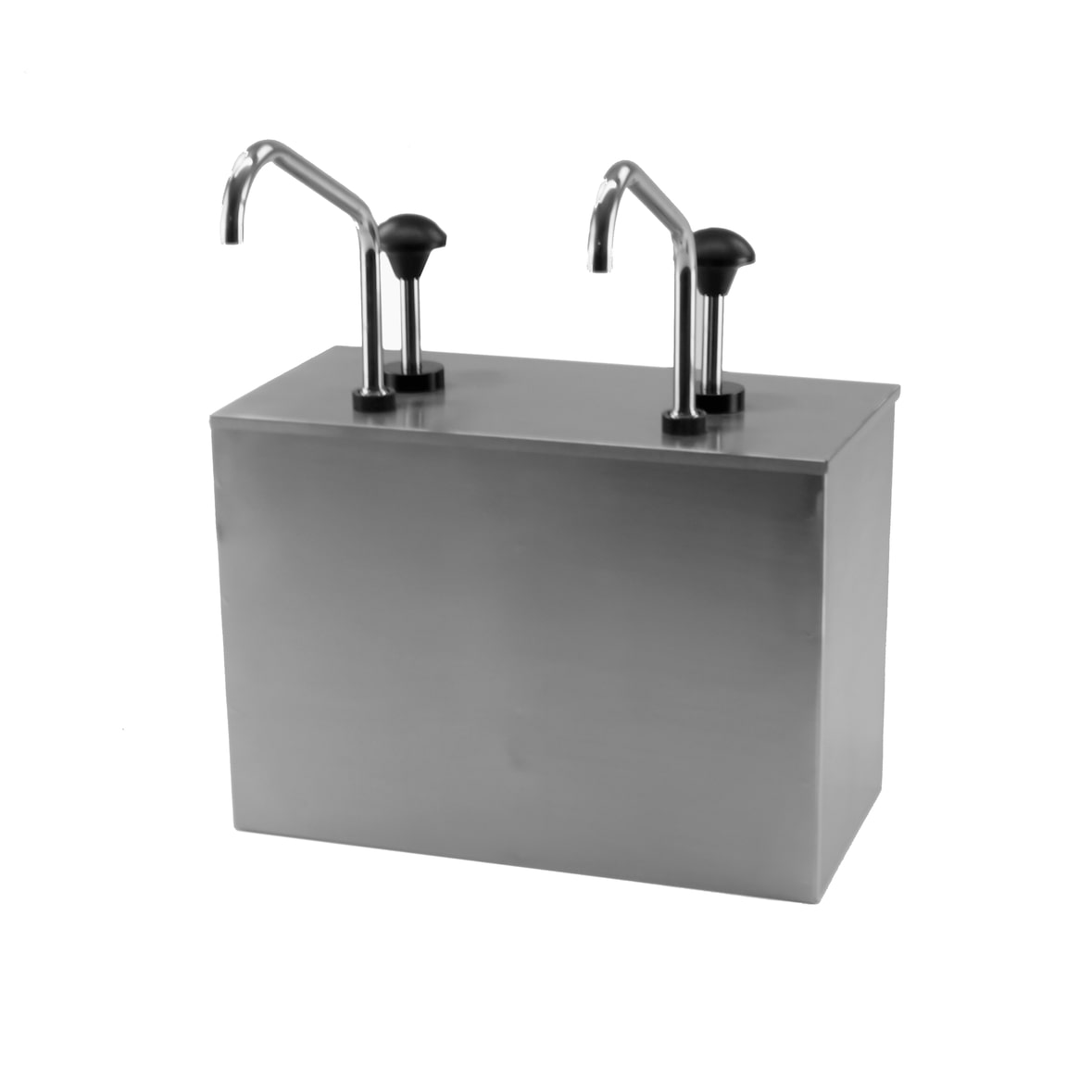 2x 3L Saucenspender, Ketchup- Mayonnaise- und Senfspender aus Edelstahl